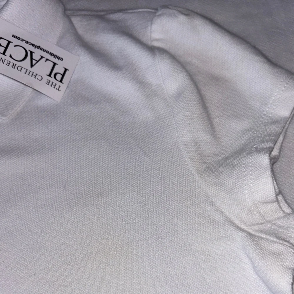 The Children's Place Uniform Shirt Classic White Polo Short Sleeves Size XL New